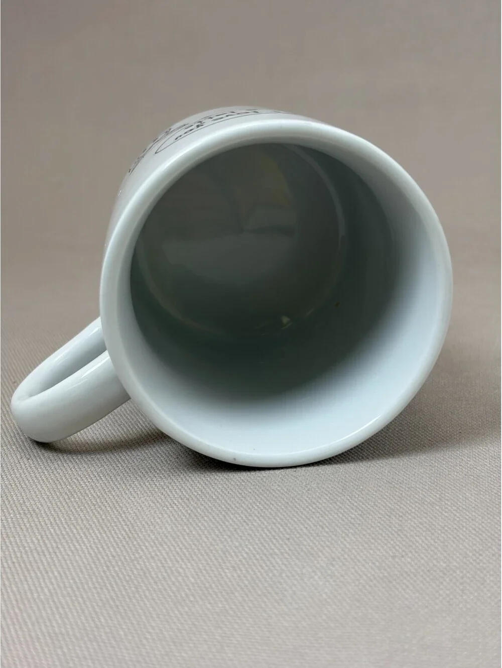 Natural Life I Love You A Latte Fox Coffee Mug White Ceramic Tea Cup 3.75 In